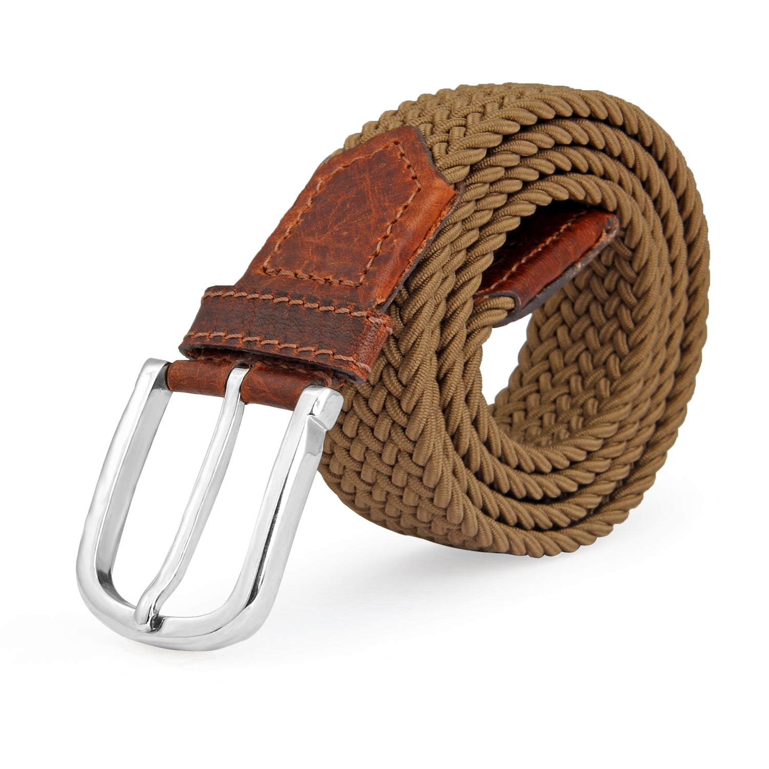 Jack Nicklaus Elastic Stretch Belt - Khaki